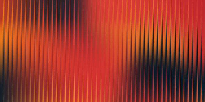 Abstract background with vertical ribbed texture and bold gradient colors from bright red to dark black.