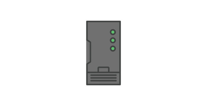 Computer Tower Vector Icon