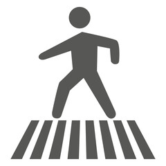 Obraz premium Zebra crossing sign
