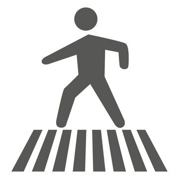 Zebra crossing sign