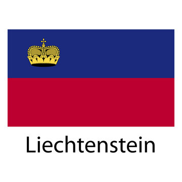 Liechtenstein national flag