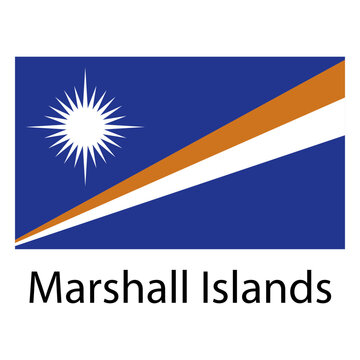 Marshall islands national flag