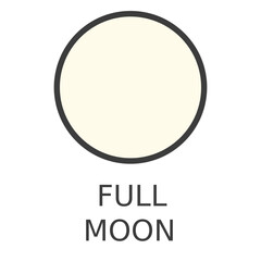 Moon full moon icon © Vexels