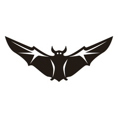 Fototapeta premium Black bat silhouette 12