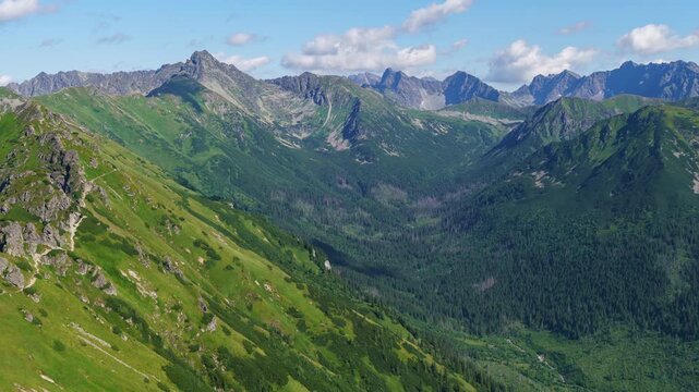 Alpine Tatra Valley Summer Transformation Timelapse in Central Europe