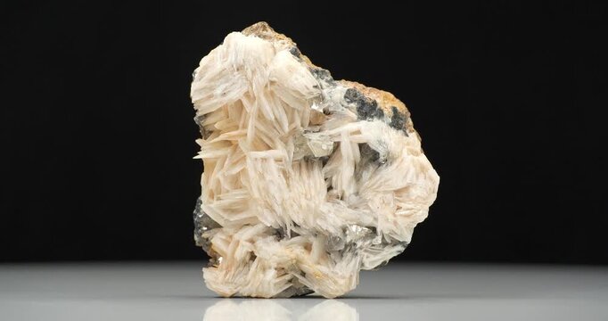 Baryte or barite -  mineral consisting of barium sulfate. Baryte is generally white or colorless, and is main source of element barium