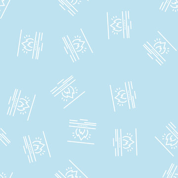 warmth skin vector line seamless pattern warmth skin sign illustration