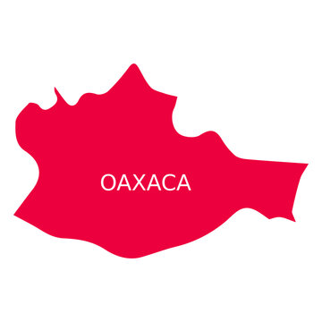 Oaxaca state map