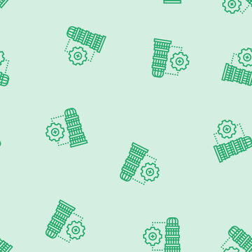 hardware scalability quantum computer vector line seamless pattern hardware scalability quantum computer sign illustration