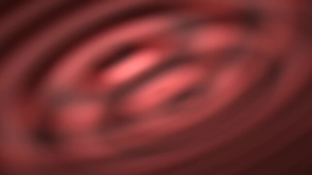 Abstract Red Spiral Texture Swaying In Low Light