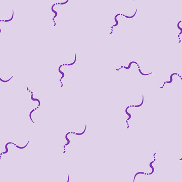 parasite worm vector glyph seamless pattern parasite worm sign illustration