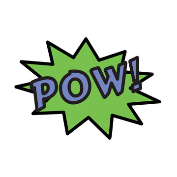 Pow sticker