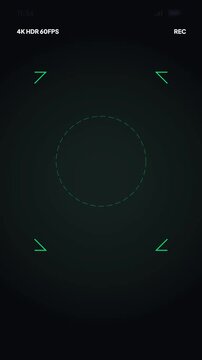 Camera Permission Dialog Box Pop Up UI Animation transitioning to Full Screen Camera Video Recorder Interface