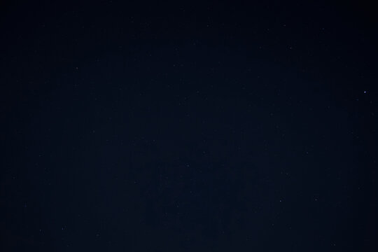 natural backdrop with shadowed edge: view on starry night sky
