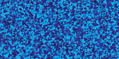 vector poly triangle texture geometric pattern triangular. Dark blue vector cover in polygonal style. Geometric camouflage seamless pattern. © coal digger