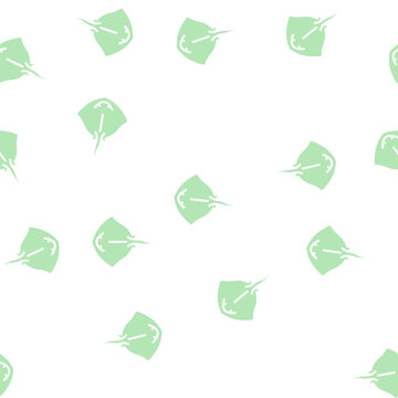 stingray ocean vector glyph seamless pattern stingray ocean sign illustration