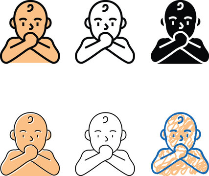 sucking reflex color icon vector. multipack sucking reflex sign. isolated symbol
