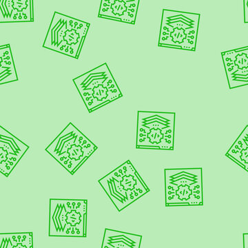 full stack development software vector line seamless pattern full stack development software sign illustration