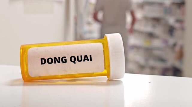 DONG QUAI herbal botanical supplement for womens health hormonal balance and menopause support