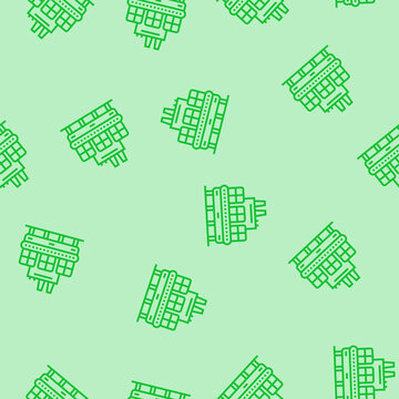 material recovery facility mrf vector line seamless pattern material recovery facility mrf sign illustration