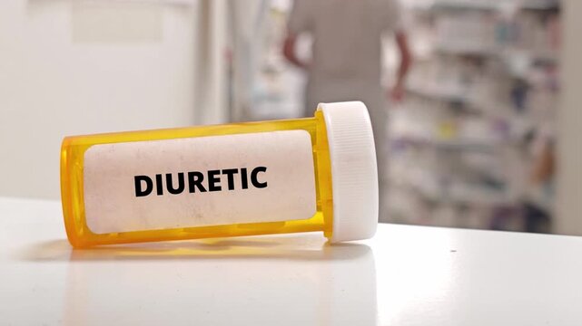 DIURETIC drug class for edema hypertension and heart failure tablet taken by a patient