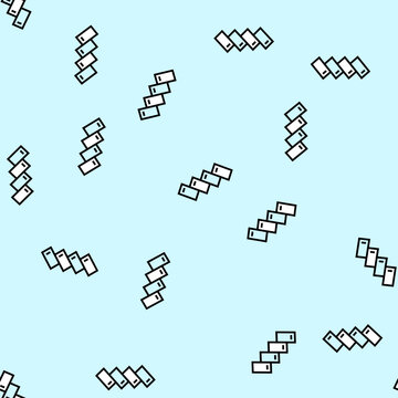 shide paper streamers shintoism vector seamless pattern shide paper streamers shintoism sign illustration