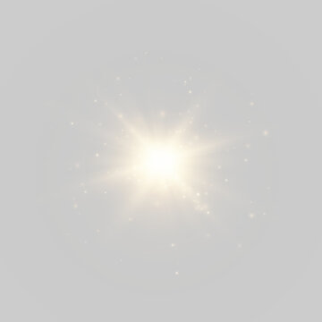 Soft sunbeam PNG illustration. Warm radiant rays create a natural lighting atmosphere. Transparent overlay for creative photo designs.