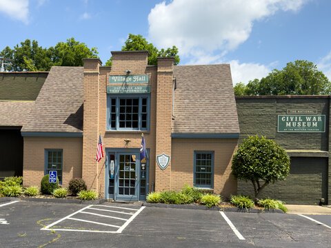 The National Civil War Museum of the Western Theater building exterior in Bardstown, Kentucky, USA