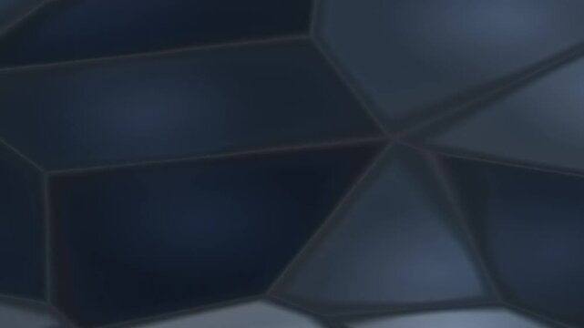 Geometric Tiles Shaped by Light and Shadow in a Smooth blue Mosaic Scene