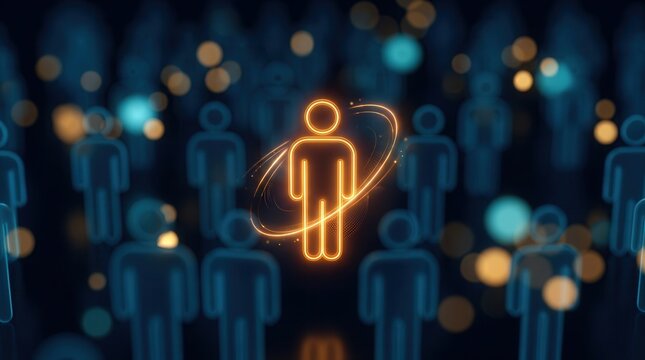 A professional highlighting passive candidate engagement in a talent pool.
