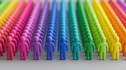 Obraz premium Personalized communication and stronger customer connections through effective audience segmentation and categorization.