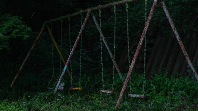 ブランコとヒメボタル