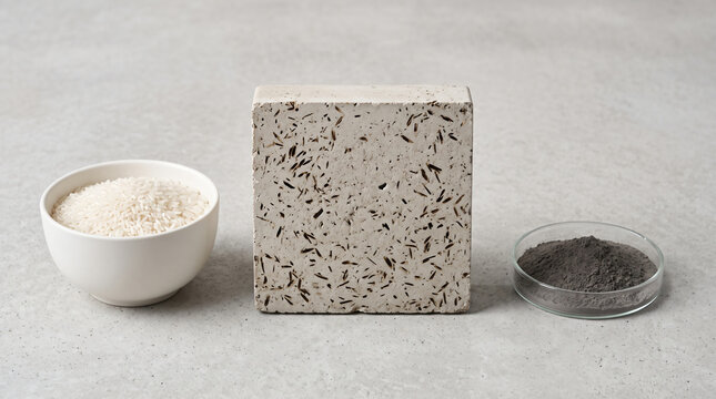 High-Performance Concrete: Rice Husk Ash Incorporation.