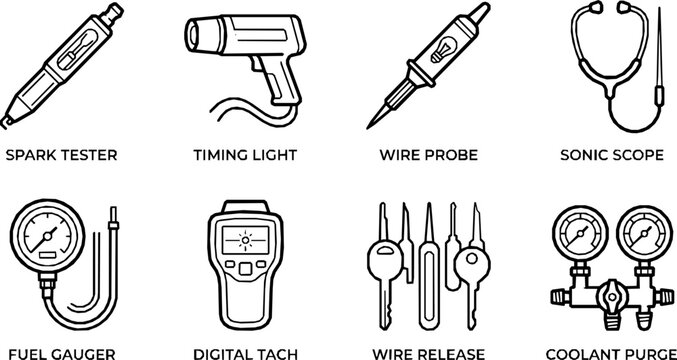 Automotive diagnostic testing and electrical repair tools with automotive