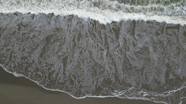 waves on the beach