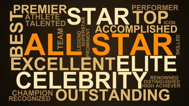 All Star Word Cloud