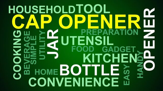 Cap Opener Word Cloud