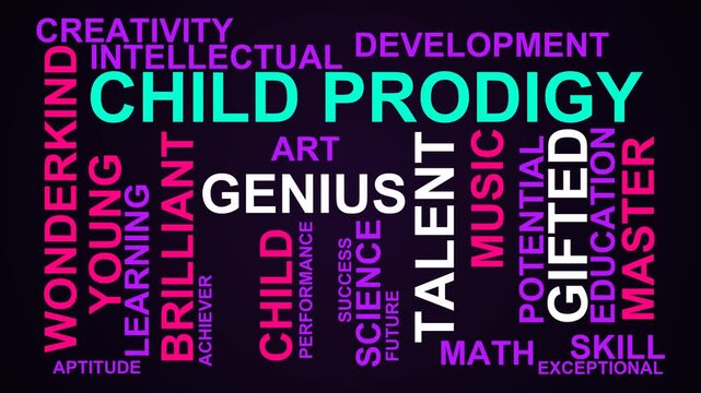 Child Prodigy Word Cloud