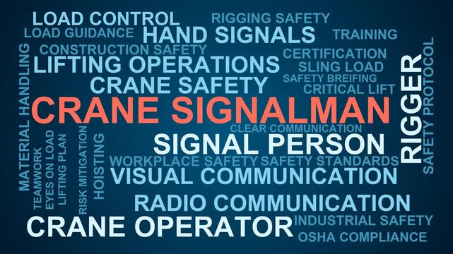Crane Signalman Word Cloud