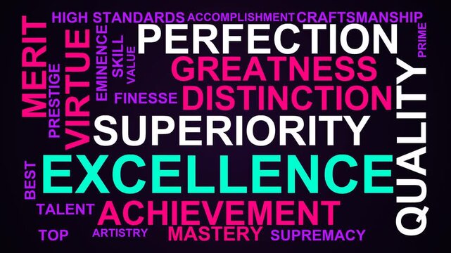 Excellence Word Cloud