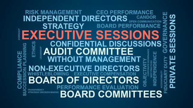 Executive Sessions Word Cloud