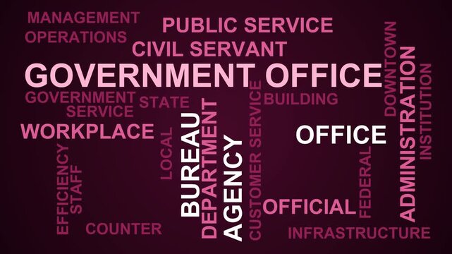 Government Office Word Cloud