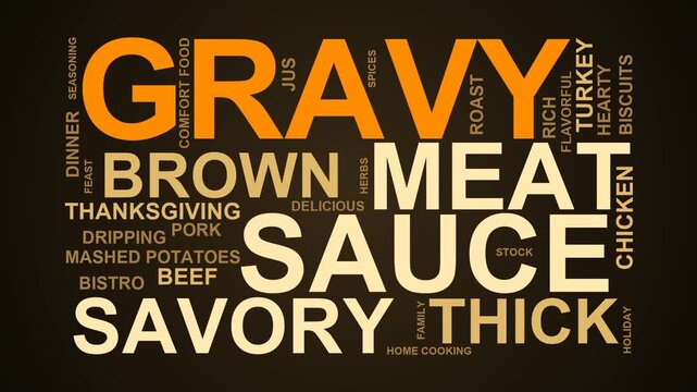 Gravy Word Cloud