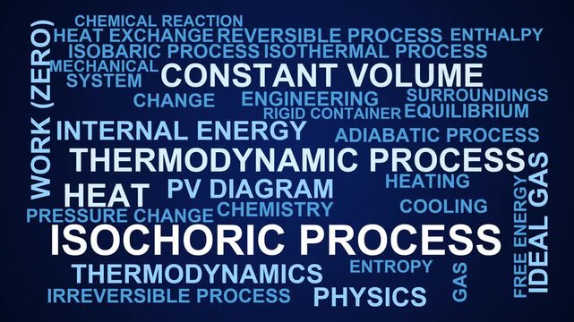 Isochoric Process Word Cloud