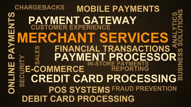 Merchant Services Word Cloud