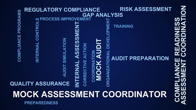 Mock Assessment Coordinator Word Cloud