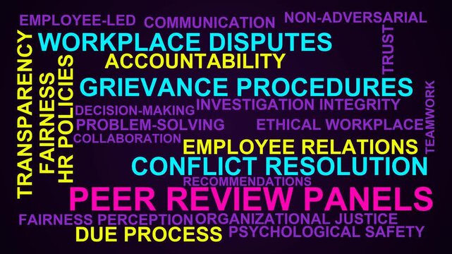 Peer Review Panels Word Cloud