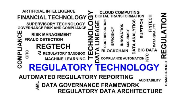 Regulatory Technology Word Cloud