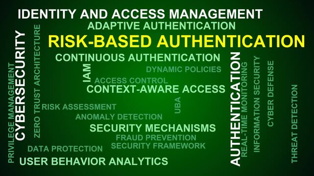 Risk-Based Authentication Word Cloud