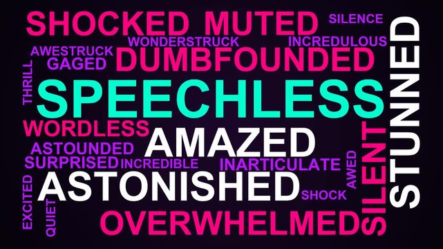 Speechless Word Cloud